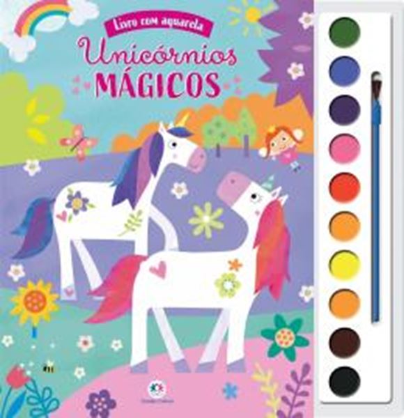 Picture of COL. LIVRO COM AQUARELA - UNICORNIOS MAGICOS