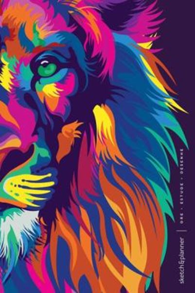 Picture of SKETCH & PLANNER - LION COLORS