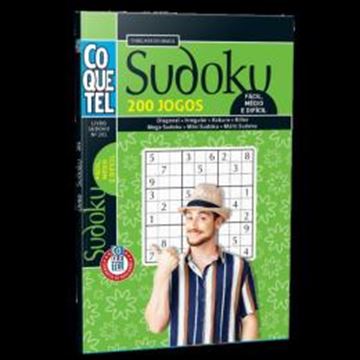 Imagem de LIVRO COQUETEL SUDOKU NIVEL FC/MD/DF - 201ª ED