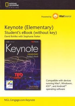 Imagem de KEYNOTE ELEMENTARY STUDENTS EBOOK WO ANSWERS PACK