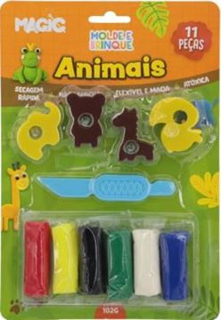 Imagem de MOLDE E BRINQUE 11 PECAS - ANIMAIS