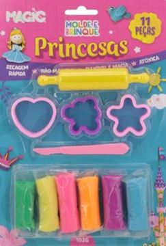 Imagem de MOLDE E BRINQUE 11 PECAS - PRINCESAS