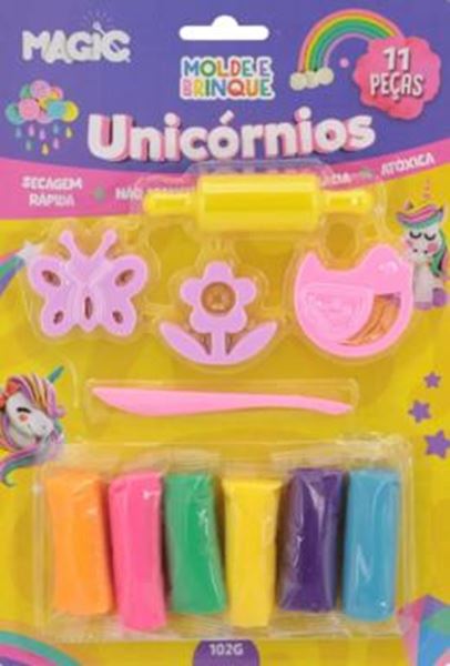 Picture of MOLDE E BRINQUE 11 PECAS - UNICORNIOS