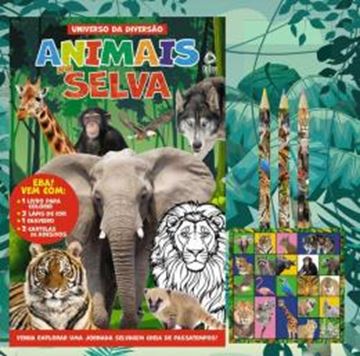 Imagem de ANIMAIS DA SELVA UNIVERSO DA DIVERSAO