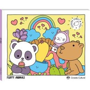 Imagem de COMFY & COZY BOOKS - FLUFFY ANIMALS - LIVRO DE COLORIR