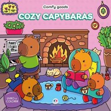 Imagem de COMFY GOODS - COZY CAPYBARAS - LIVRO DE COLORIR