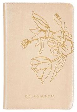 Imagem de THE PURPOSE BOOK - BIBLIA SAGRADA, A21, CAPA COURO-SOFT BEGE, FLORES