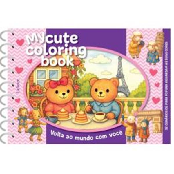 Picture of VOLTA AO MUNDO COM VOCE - CAPA DURA ESPIRAL - MY CUTE COLORING BOOK