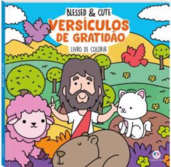 Picture of BLESSED & CUTE - VERSICULOS DE GRATIDAO - LIVRO DE COLORIR