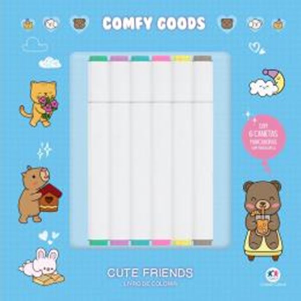 Picture of COMFY GOODS - CUTE FRIENDS - LIVRO DE COLORIR