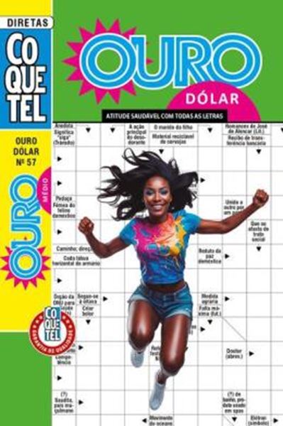 Picture of PALAVRAS-CRUZADAS DIRETAS COQUETEL OURO DOLAR - Nº 57