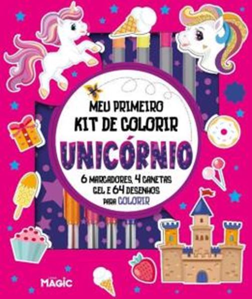 Picture of UNICORNIOS - KIT DE ATIVIDADES COM MARCADORES E CANETAS PERFUMADAS