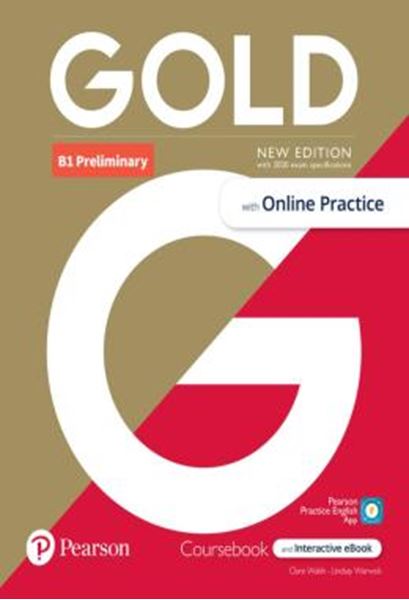Picture of GOLD B1 PRELIMINARY SB WITH INTERACTIVE EBOOK + ONLINE PRACTICE + DIGITAL RESOURCES AND APP