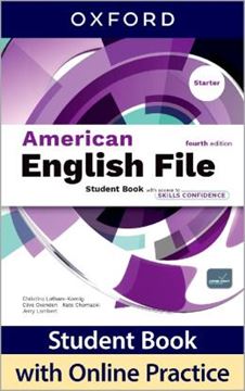 Imagem de AMERICAN ENGLISH FILE STARTER - SB W/SC PK - 4TH ED.