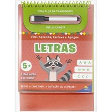 Imagem de VIRE, APRENDA, ESCREVA E APAGUE - LETRAS